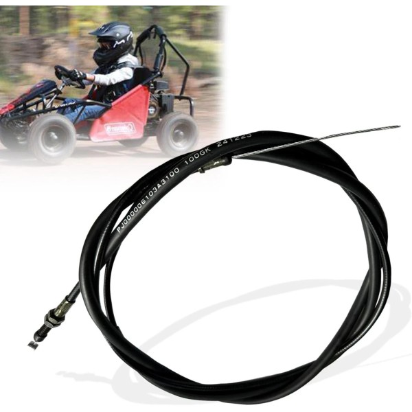 QYMOTO CK100 73" Go Kart Throttle Cable for Coleman CK100-S