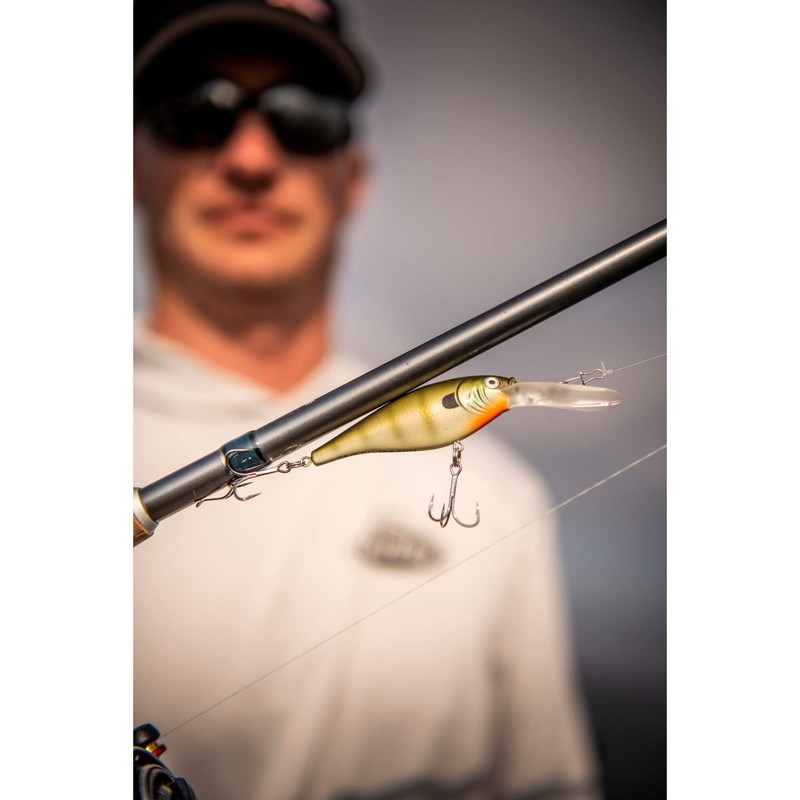 Berkley Flicker Shad Fishing Lure, Slick Chartreuse, 3/16 oz, 2in