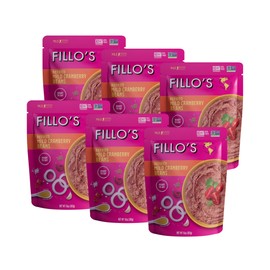 Fillo's Refried Beans - Made with Roman Borlotti Beans aka Cranberry Beans, Ready to Eat, 10 oz Pk of 6, Gluten-Free, Microwavable Meals, Vegan, Plant Protein