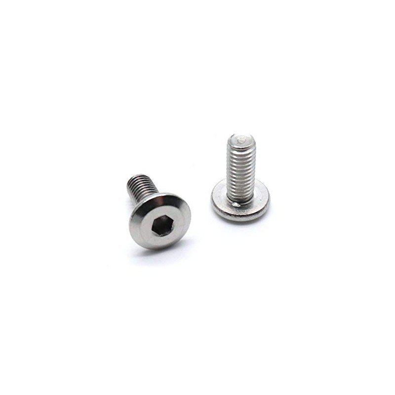 Biaungdo M6x15mm Stainless Steel Flat Head Hex Socket Cap Bolts