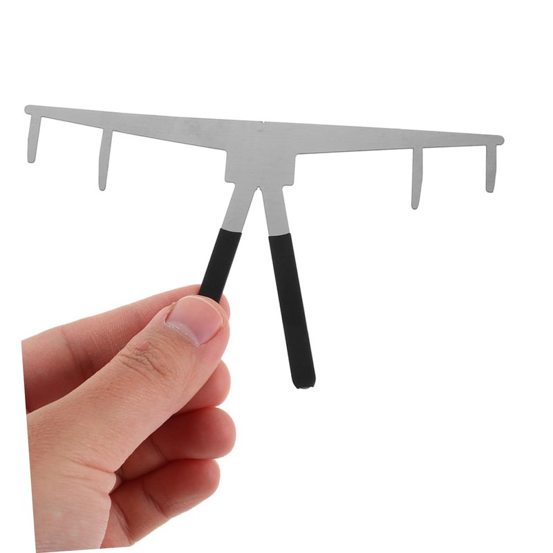 FRCOLOR Professional Eyebrow Mapping Tool 3-point Ruler Stencil for Balanced