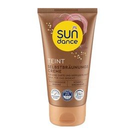SUNDANCE Self-Tanning Cream Face and Body - Vegan - Even Tan, 75 ml