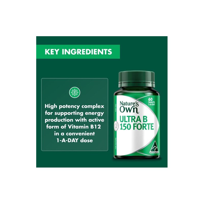 Nature's Own Ultra B 150 Forte 60 Tablets