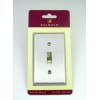 Baldwin Brass Classic Single Toggle Switch Plate in Satin Nickel - 4751-150