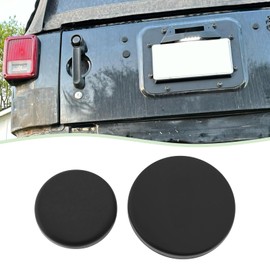 Micro Traders 6Pcs Replacement Wrangler Tailgate Plugs Compatible with Jeep Wrangler JK Spare Tire Delete Hole Filling Tailgate Rubber Plug