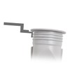 WOONEKY Durable Floor Drain for Cleaning Small Light Grey Sewer