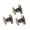 20pcs Copper Studs, Nuts, Screws Flat Head Rivets Copper Material