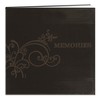 Pioneer - Embroidered Scroll Leatherette Postbound Memory Book 12" X