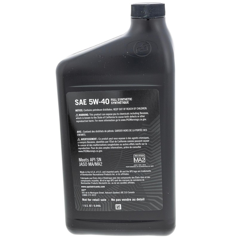 Can-Am New OEM Synthetic Blend Oil Change Kit 5W40 500