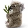 Carl Dick Koala Bär mit Eukalyptus ca. 16cm Plüschtier, Stofftier,