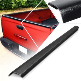 Truck Bed Rear Tailgate Rails Molding Caps Covers Protector w/Tape Compatible with 13-15 Nissan Frontier