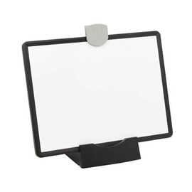 Tripp Lite Magnetic Dry Erase Board with Stand and 3 Markers, 8.5 x 11 Inches Whiteboard, 100 x 100 Vesa Mount, Black Frame (DMWP811VESAMB)