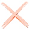 WOONEKY Ergonomic Handle Brow Tweezers Set Stainless Steel for Women