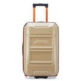 Jeep JH003B Hardside Expandable Luggage with Two Wheels, Warm Sand, Carry-On 21 Inch