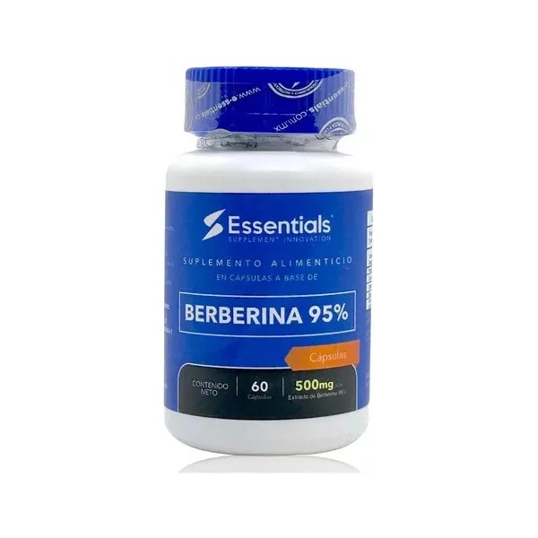 Essentials Berberina 60 Caps Sabor Sin sabor