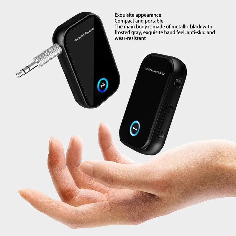 Car Wireless Bluetooth Audio Adapter Multifunctional Portable Hands Free Call