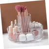 Ciieeo Rotating Makeup Organizer Divided Compartments Turntable Storage for Cosmetics