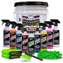 Slick Products Ultimate Wash & Detail Kit (15 Piece)