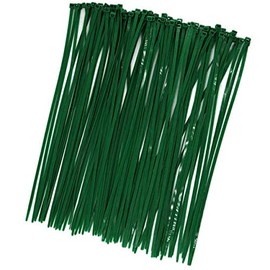 ZZRanYe 4 inch 3mm Dark Green Nylon Garden Cable Zip Ties Self Locking Cable Ties Twist Ties, Multi-Purpose Cable Tie (100 Pcs)…