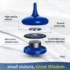 Hautech Electric Spinning Top with Glass Base, 6+ Hour Endless