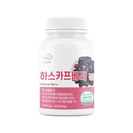 PureZoom Haskap Berry Tablets 600mg x 60 tablets / 순수한줌 하스카프베리 정 600mg x 60정