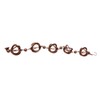 Hanging Rain Chain Metal Decorative Rotating Hollow Rain Chain for