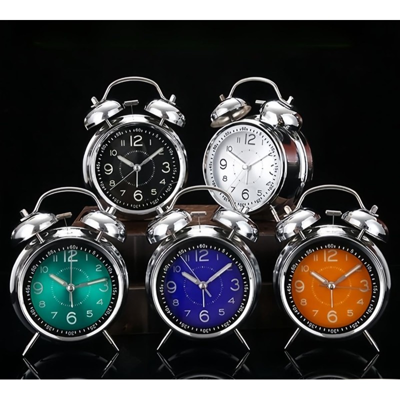 YYDS 大音量 爆音めざまし時計 振動 爆音 うるさい 絶対起きれる目覚まし時計 アナログ おしゃれ 絶対起きる