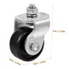 VILLFUL 2pcs Replacement Jack Casters Universal Fit for Floor Jacks