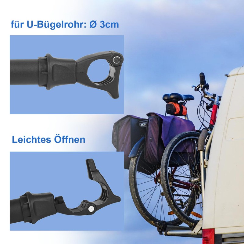 Bicycle Mount, Frame Support Arm for 2nd Bicycle, Bicycle Carrier