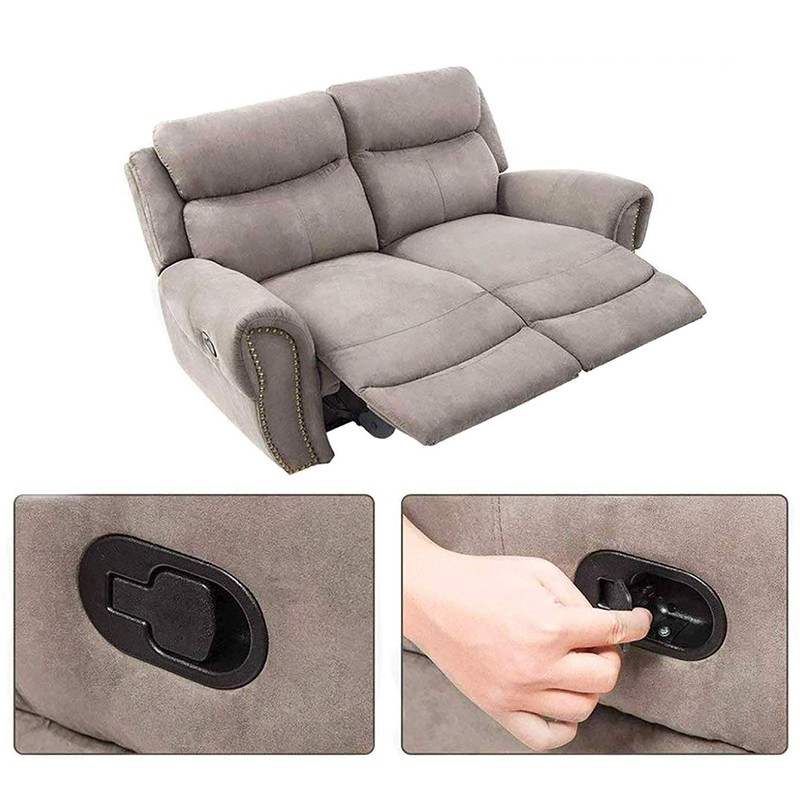 Relax Armchair and Sofa Lever, Solid Aluminium Metal Handle Black