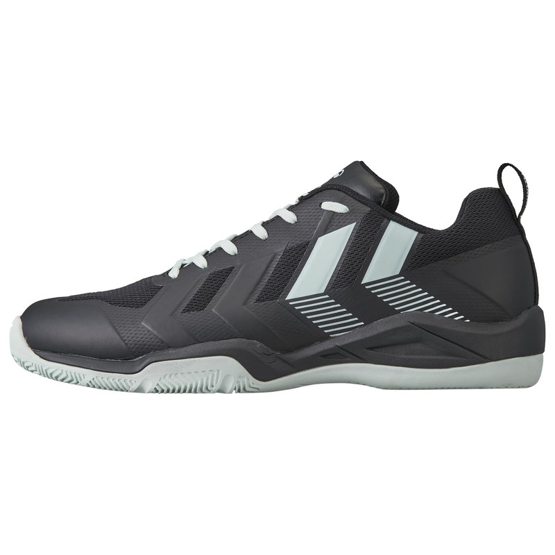 Hummel Indoor Soldier NEO2 Handball Shoes, Black x Light Blue