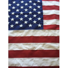 Flags Poles And More 4x6 Best Commercial Grade Polyester American Flag 4'x6' US Flag Made in The USA Embroidered Stars Sewn Stripes