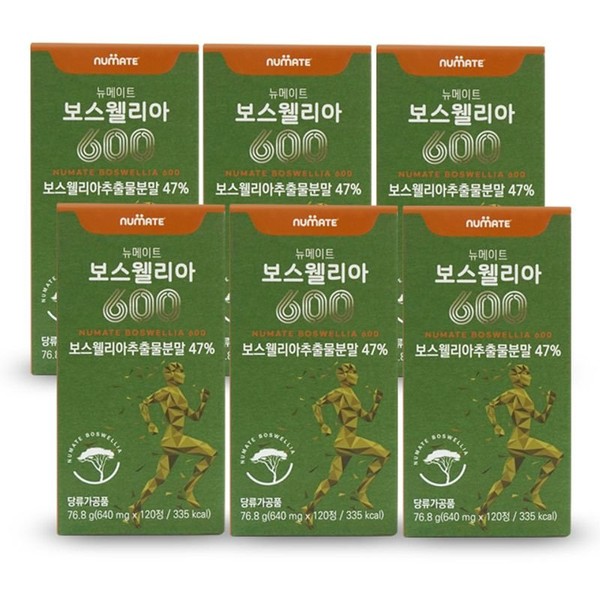 New Mate Boswellia 600 6 boxes/12 months supply, single option / 뉴메이트 보스웰리아 600 6박스/12개월분, 단일옵션