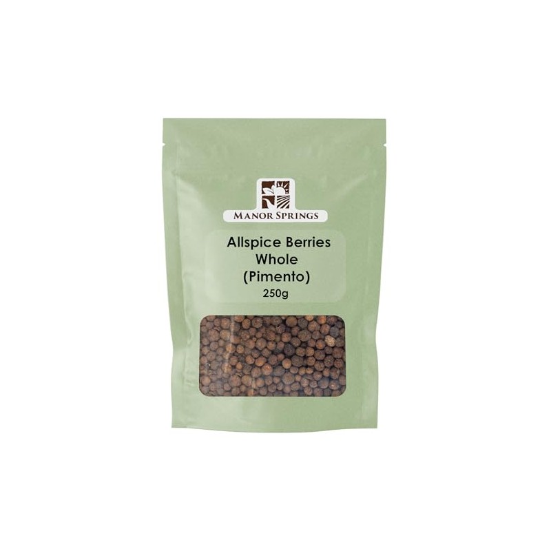 Allspice Berries Whole (Pimento) 250g by Manor Springs