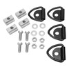4 Set 3/8in‑16 Thread Bed Deck Rails Cleat T Slot