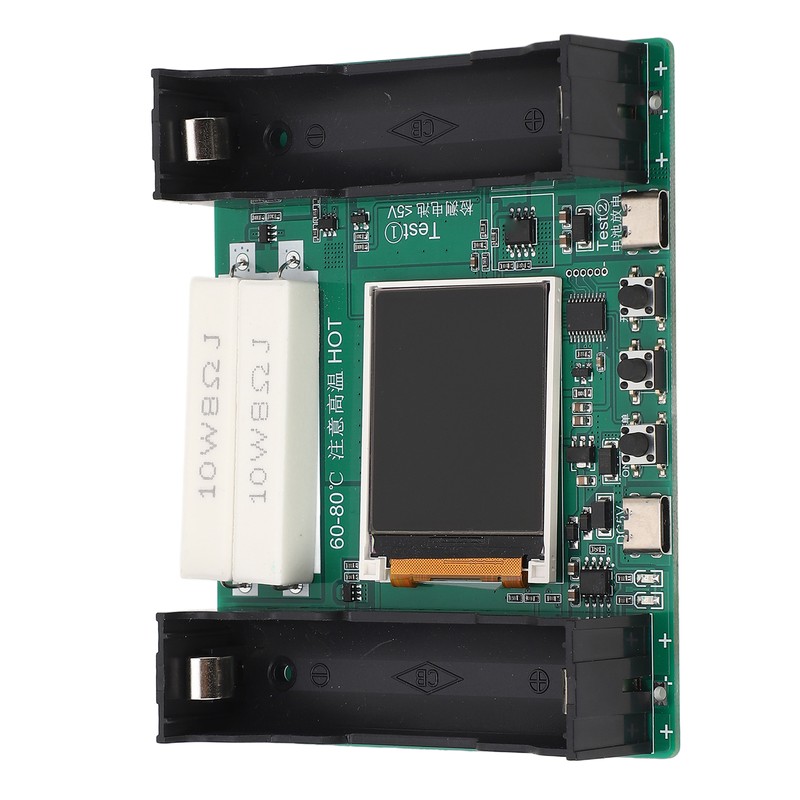 Battery Internal Resistance Tester 1.77 Inch Screen High Accuracy 18650