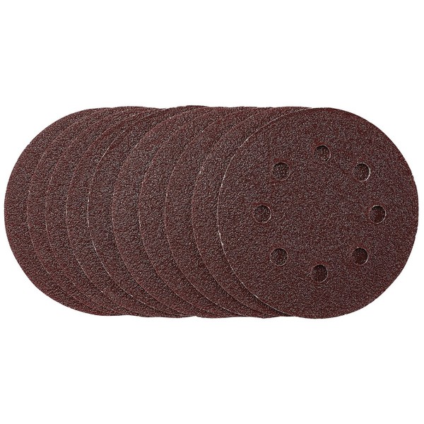 Draper 53498 Sanding Discs, 115mm, 40 Grit, Hook & Loop