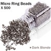 Duufin Micro ring extensions set with 500 dark blonde micro