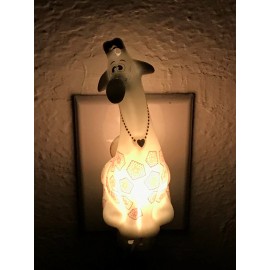 Affordable Store Plug-In Porcelain (CLL01) Ceramic Art Night Light (UL certified) US-Seller