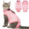 BRKURLEG Cat Recovery Suit for Female Male Anti-Licking Pet Surgical