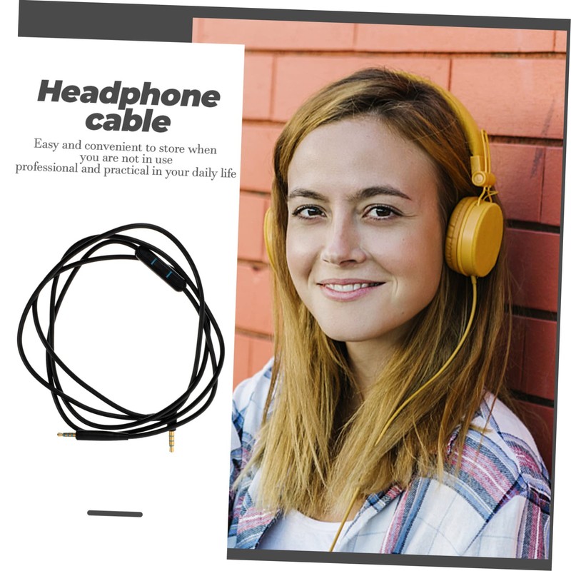 TEHAUX Audio Replacement Cable for Headphones Durable Wired Cord Compatible