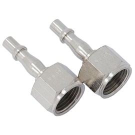 Dapetz ® 2 Pieces of 1/2" BSP Airline Female connectors or air-line Quick Coupler Set, The Euro Airline Hose has Quick Release and Barb Bayonet connectors