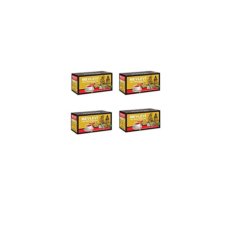 Mevlevi Black Tea Earl Grey Ceylon Bag Tea (25 x