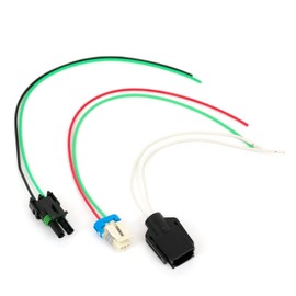 Michigan Motorsports T56 Connector Set of 3 Tremec T56 Magnum Sensor Pigtail Connector kit - Fits T-56 Magnum VSS Vehicle Speed Sensor, Reverse Light, Reverse Lockout Sensors