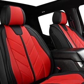 BALLIOL Pickup Seats Covers Compatible with Chevy Silverado 1500 GMC Sierra 2007-2024 Custom Trail Boss High Country LT LTZ SSV Compatible with Waterproof Leather Seat Covers