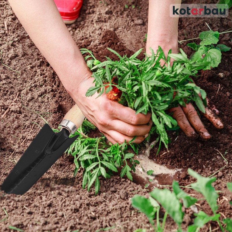 KOTARBAU® Mini Garden Spade with Scale for Transplanting Steel Heavy