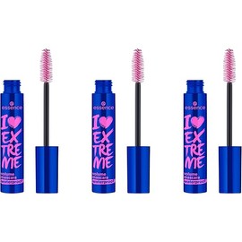 essence | I Love Extreme Volume Mascara Waterproof (Pack of 3) | Vegan & Cruelty Free | Free From Parabens-Alcohol, & Microplastic Particles