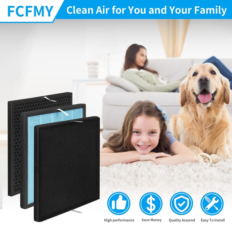 FCFMY 4 Packs 10L Pro Replacement Filters Set Compatible with