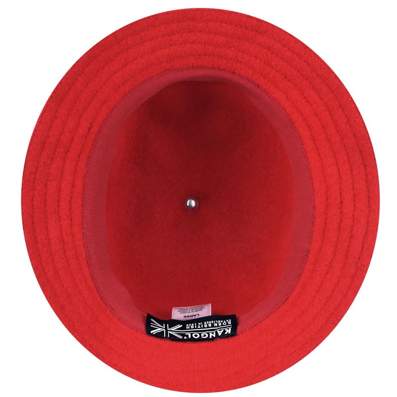 Kangol Unisex Wool Casual Beret Hat, red