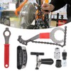 7Pcs Multifunctional Bicycle Chain Wheel Tool Set Mountain Bike Repair